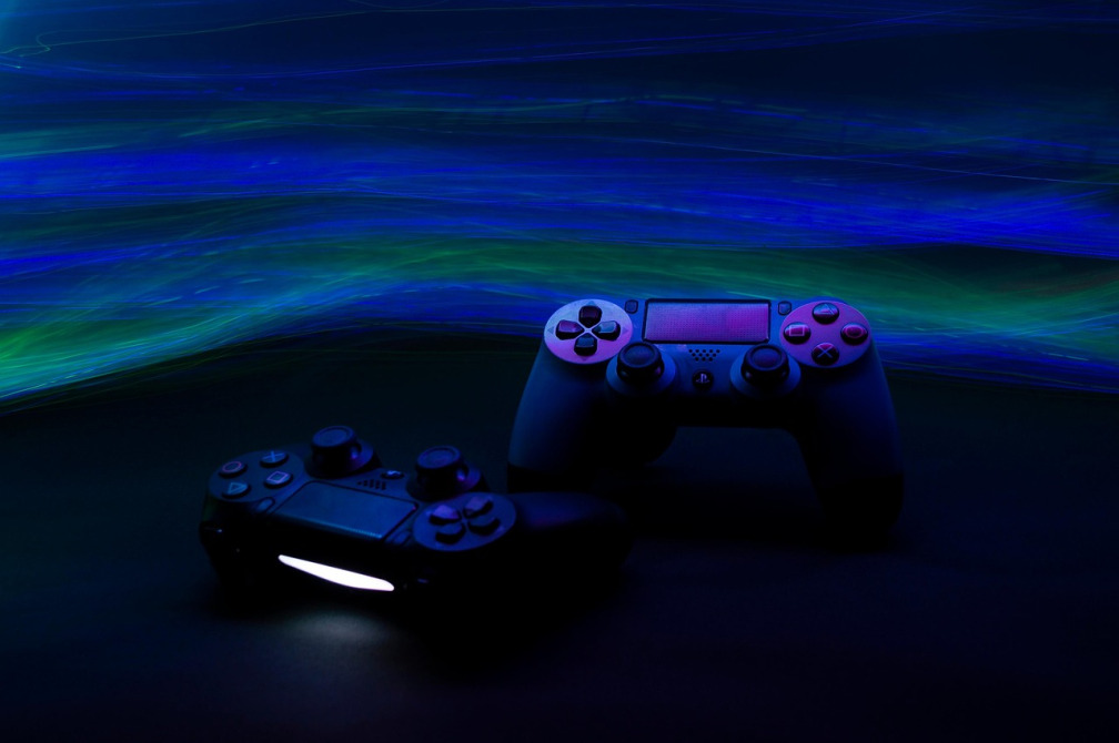 neon game controller